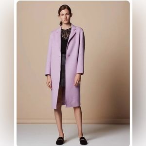 Sandro double-sided wool coat